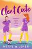 Cover of "Cleat Cute" by Meryl Wilsner. The cover is a hand-drawn image of two female soccer players in purple and yellow uniforms looking seductively at each other. 