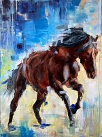 painting of horse