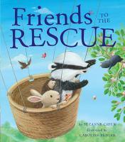 Friends to the Rescue animals in a hotair balloon basket