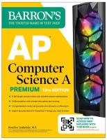 Barron's AP Computer Science A Premium 