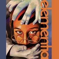 A face with glasses and dark skin is enveloped by surreal, blueish white hands