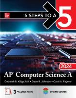 AP Computer Science A 2024 AP Computer Science A 2024 by Deborah B Klipp
