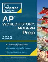 AP World History: Modern Prep by The Princeton Review